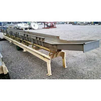 Used Cardwell Vib-o-vey 24"W X 27' L Stainless Steel Vibrating Shaker Conveyor