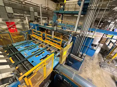 Used Sheet Flooring Production Line 12' (3.65m) Complete Plants New Jersey US | Perry Equipment #1207305