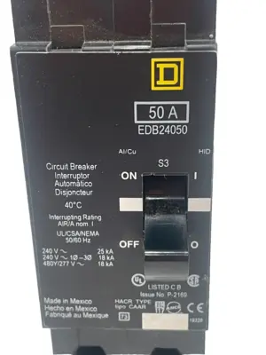 NEW SQUARE D EDB24050 CIRCUIT BREAKER 50A