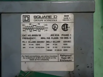 Egs, Schneider Electric Misc. Transformers