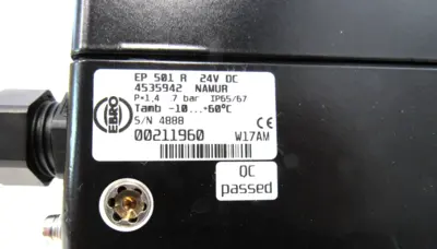 NEW EBRO ARMATUREN EP501 POSITIONER 00211960