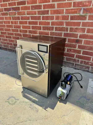 USED HARVEST RIGHT HRFDM BENCHTOP FREEZE DRYER / LYOPHILIZER W/ PUMP 3/4 HP
