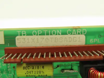 General Electric 531X170TBSADG1 PCB TB Option Card Printed Circuit Board
