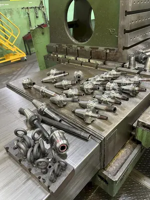 2000 GIDDINGS & LEWIS G-60TX Boring Mills, Horizontal, Table Type, CNC | Star Equipment Co., Inc. (17)