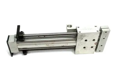 SE375-5.0-MS1-S40B-KE | Fabco Air  Dbl-Act Pneumatic Linear Guided Slide Actuator - Used