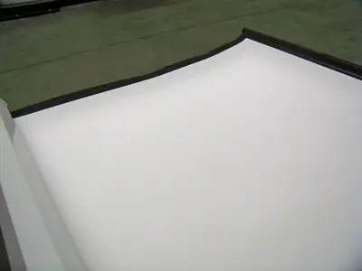 DA-LITE Model C Projection / Movie Screen with Faded Mark on Screen