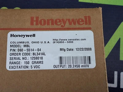 HONEYWELL 060-5514-04 LOAD CELL SENSOR - BRAND NEW