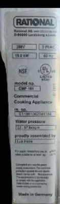 Used RATIONAL COOKMASTER PLUS Ovens British Columbia CA | Surrey Food Equipment #1275660