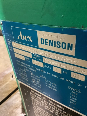 USED ABEX DENISON FH20-20HC304SSHWIC280CR6302
