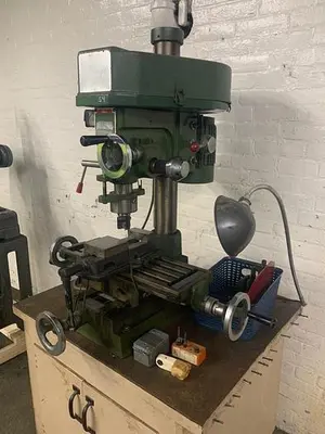 5966-410 ENCO Complex Milling Drilling Machine MODEL RF-30 With Cabinet Stand