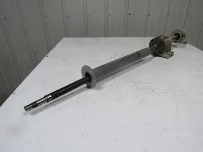 Ball Screw Assembly 25mm Dia Shaft 12mm Pitch 23mm Travel 42-1/2" OAL