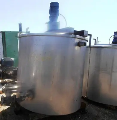 Tank, 750 Gallon, S/st, Agit, 3 HP, (4) #C735196