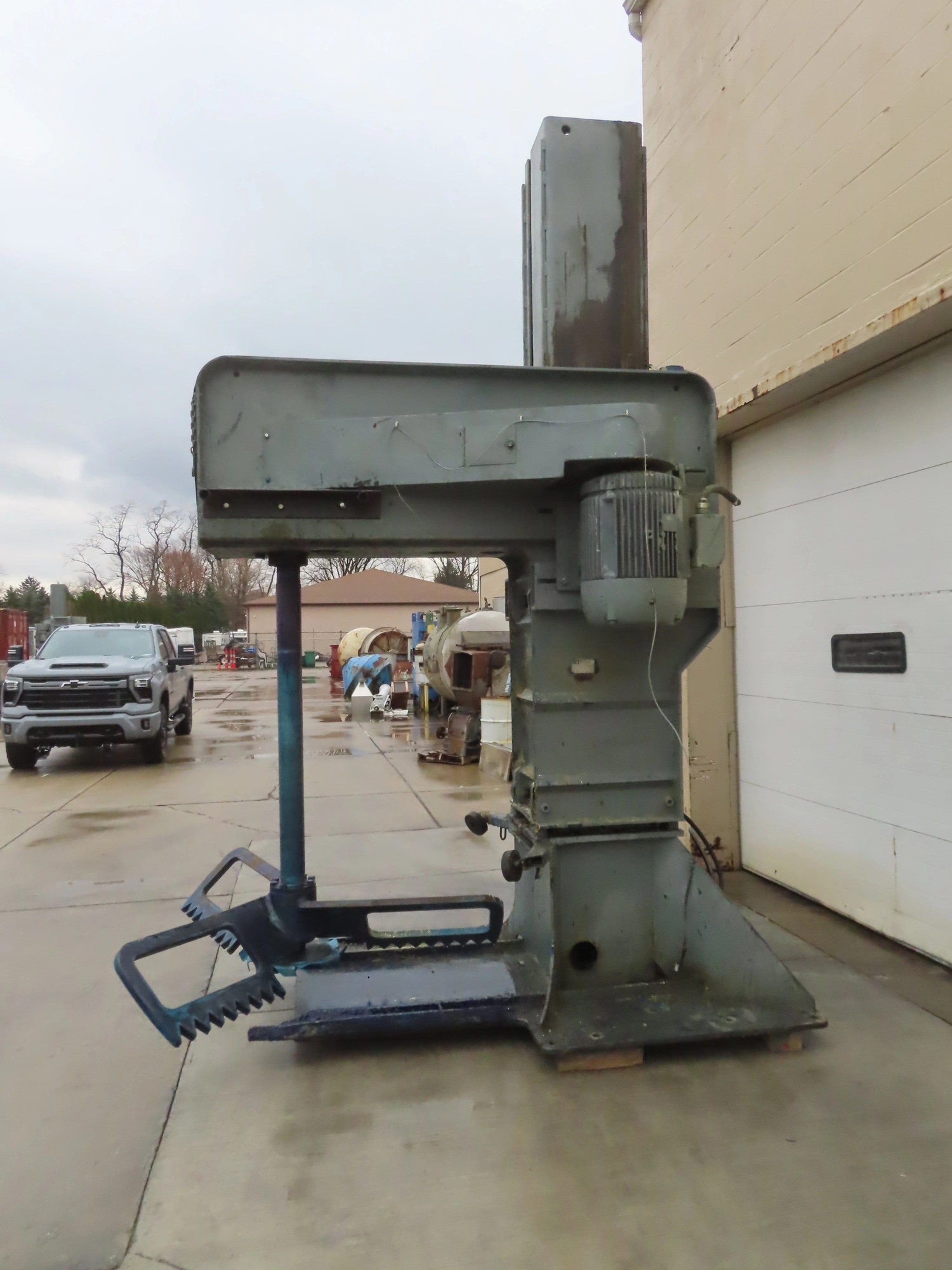 100 hp Reynolds Co-axial High Speed Disperser, 50 hp sweep blade