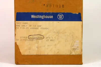NEW WESTINGHOUSE ELECTRIC 2610D53G05