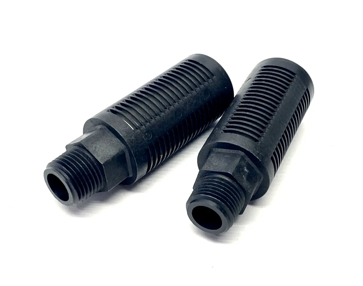 USED SMC HIGH NOISE REDUCTION PNEUMATIC MUFFLER 1/2"