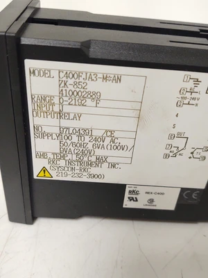 NEW RKC C400FJA3MAN