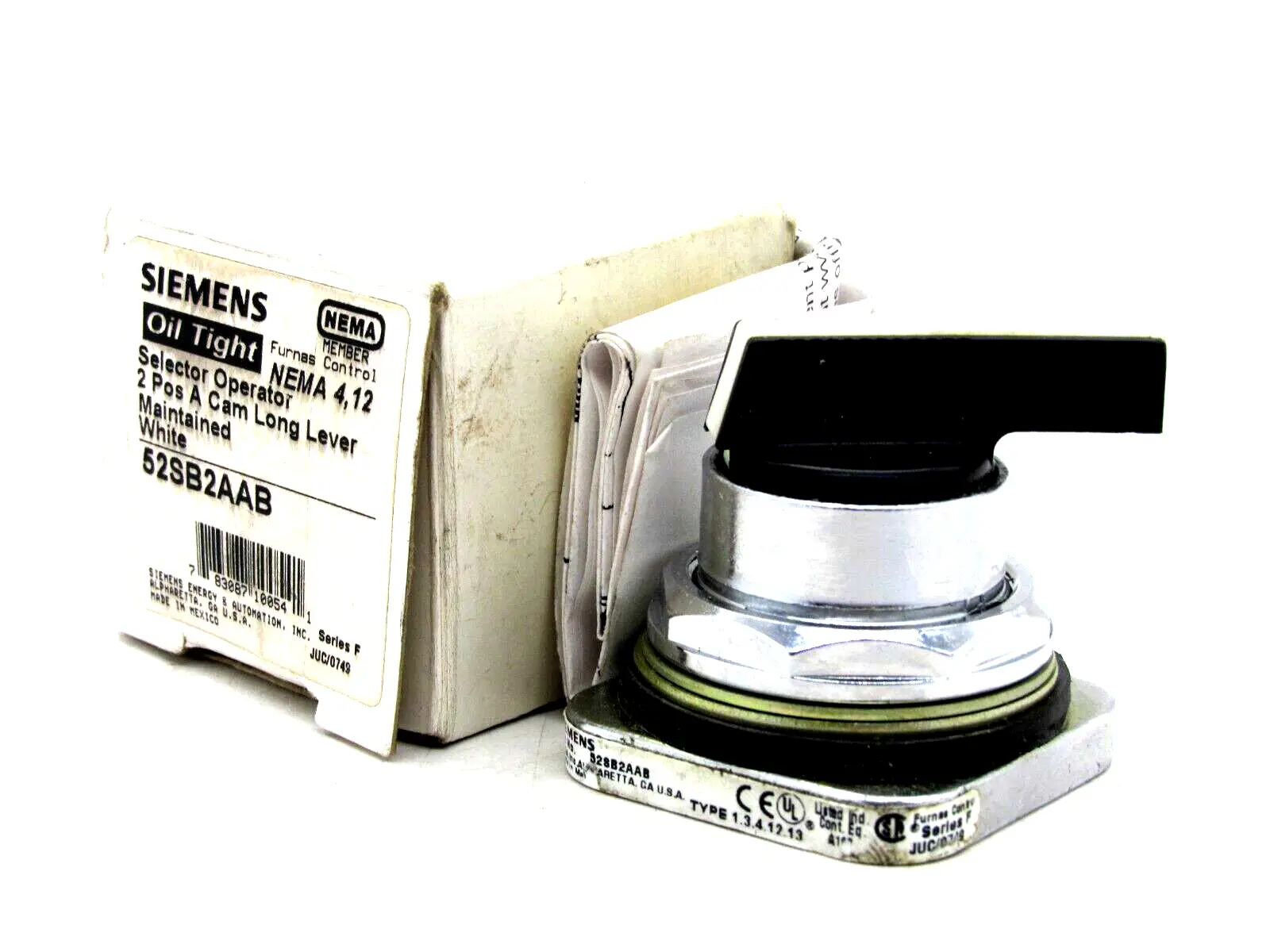 NEW FURNAS 52SB2AAB SERIES B PUSH BUTTON SELECTOR SWITCH