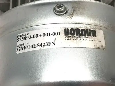 Used Dorner 32M010ES423FN A.C. Motors Michigan US | Maverick Industrial Sales #1397877