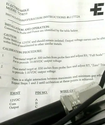 NEW ELECTRO CORPORATION 725859 PROBE SHIELD