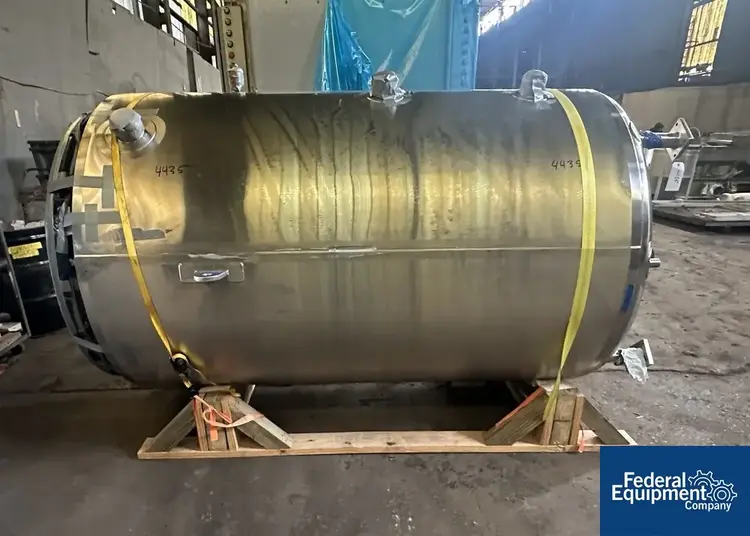 Used De Dietrich 3,000 Liter DeDietrich Glass Lined Reactor, 34/90# Reactors Ohio US | Federal Equipment Company #355734