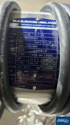 USED Pfaudler 30 Gal Pfaudler Glass Lined Reactor, 50/150#