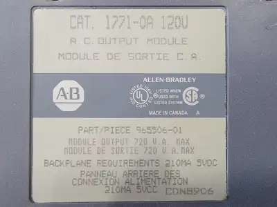 USED ALLEN-BRADLEY 1771-0A