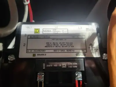 USED SQUARE D MODEL 6