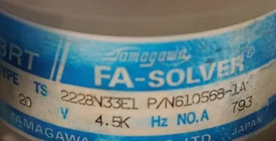 USED TAMAGAWA 610568-1A BRUSHLESS RESOLVER 20V 4.5KHZ TS2228N33EL