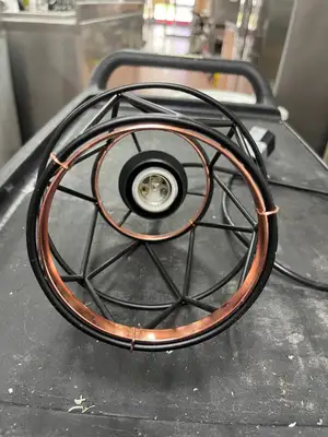 Used Luminex Used Luminex Track Wire Cage Pendant Light 120V Lighting Illinois US | Falcon Restaurant Supply #1376158