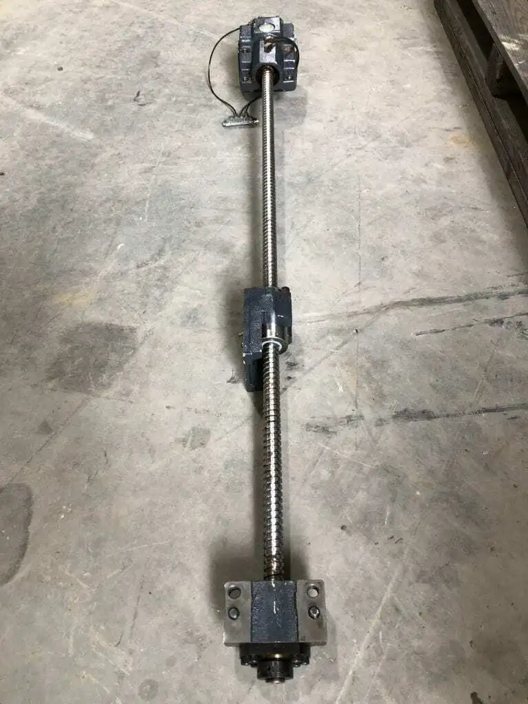 61″ Rotary Screw Linear Actuator w/ 5-1/2″ X 5″ Block; approx 40″ Travel