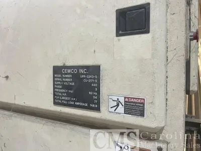 USED CEMCO 2243-S DOUBLE SIDED PLANER SANDER