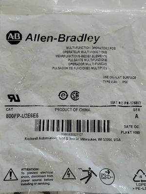 NEW Allen-Bradley 800FP-U2E6E5