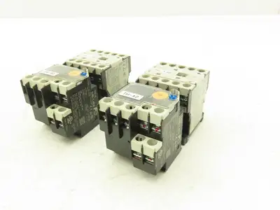 Fuji SK12L Motor Starter Contactor 5.5kW 600V & Overload .95-1.45A Lot of 2