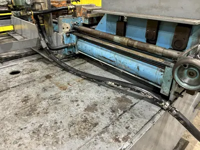 36"W X 24" PRESS EQUIPMENT AIR GRIP FEEDER W/ STRAIGHTENER & ROLL 1998 : STOCK #21953