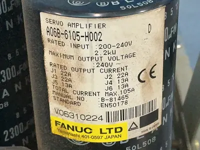 Used FANUC A06B6105H002 Servo Drives Ohio US | HGR 24 #1301581