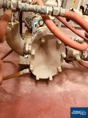 USED Waukesha 2.5" Waukesha Rotary Lobe Pump, S/S, 7.5 HP