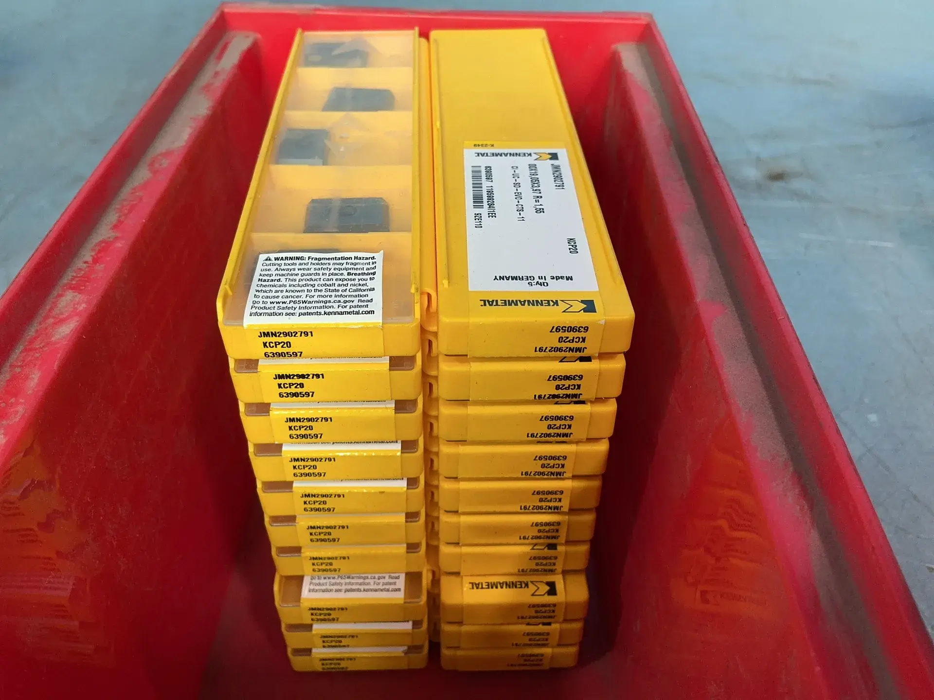 Used KENNAMETAL JMN2902791 / KCP20 Tooling & Accessories (Other) Ohio US | HGR 24 #1487028