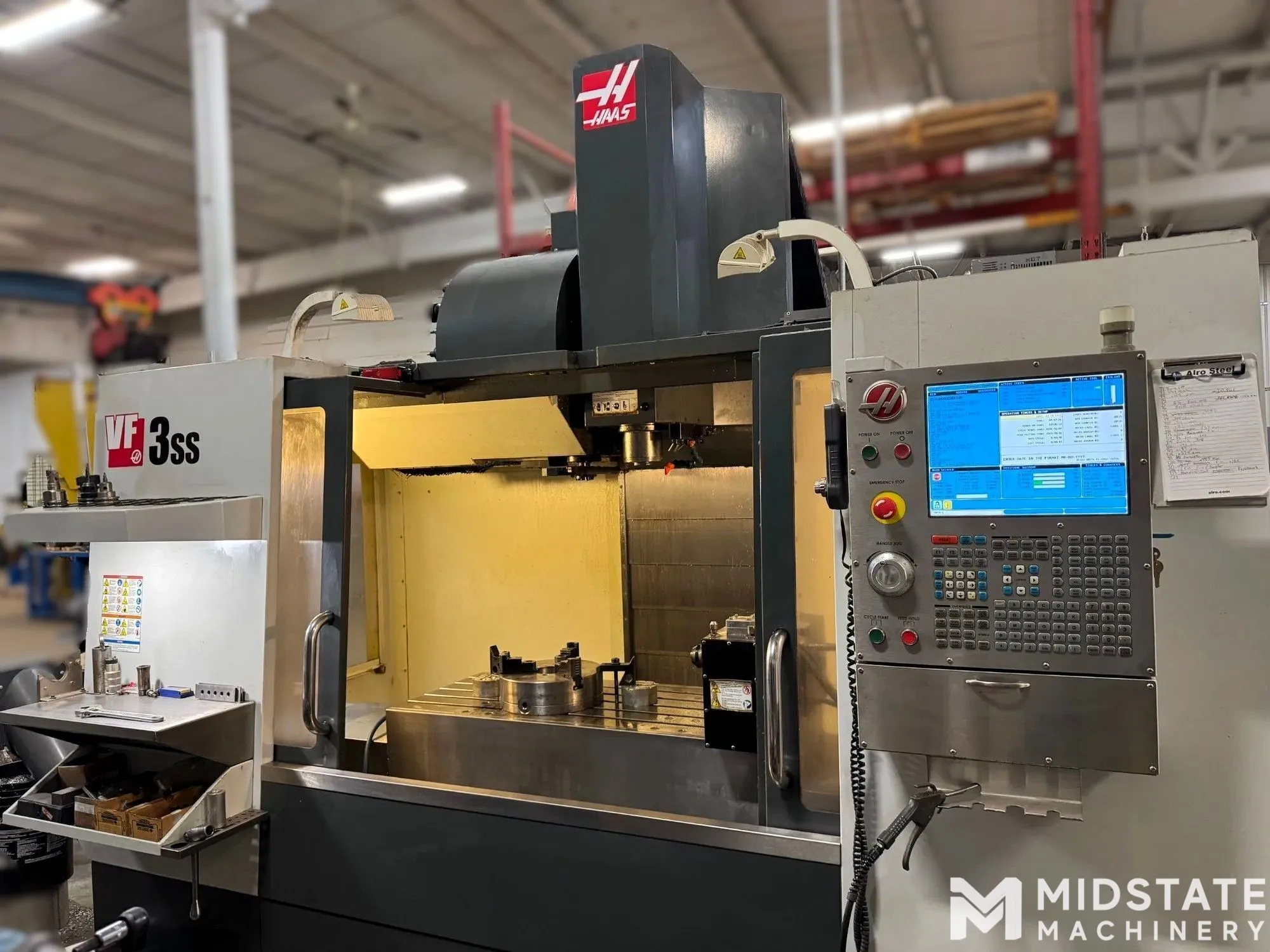 HAAS VF-3SS Vertical Machining Center with HRT-210 Rotary Table, New in 2012