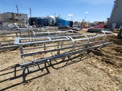 18.5ft. Steel Caged Ladder