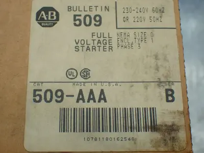 NEW ALLENBRADLEY 509AAA