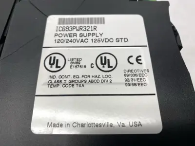 USED GE FANUC POWER SUPPLY 120/240VAC 125VDC 50W