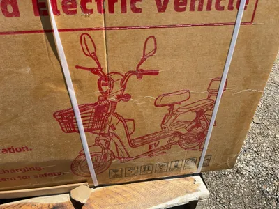 New SDLANCH EV Electric Scooter, Battery Operated, Steel Frame, Painted Plastic Shell, LED Running L...