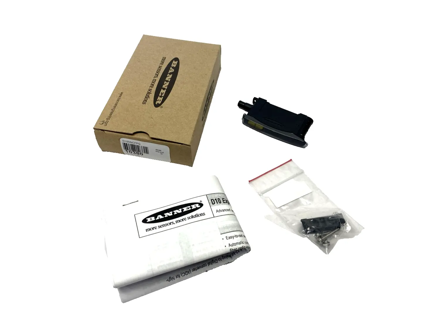 D10DNCFPQ, 10380 | Banner D10DNCFPQ Fiber Optic Small Object Counter 10380 - New