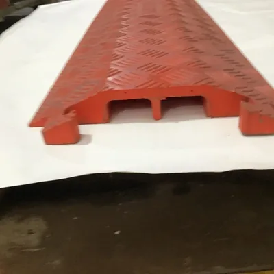 Fastlane FL2X1.75-B Polyurethane 2 Channel Drop Over Cable Protectors with L-Shaped Connectors,