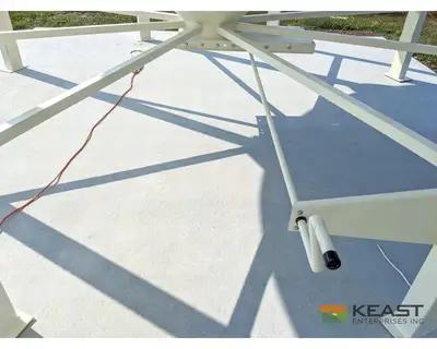 Used MERIDIAN 1410 STANDARD - 1637 BUSHELS Hopper Bottom Silos Iowa US | Keast Enterprises #1360511