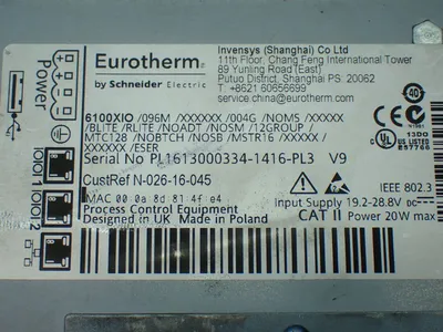 Used EUROTHERM 6100XIO Plotters/Recorders Ohio US | HGR 24 #802973