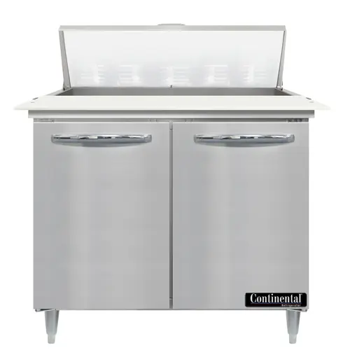Continental D36N10C 36" Designer Line Sandwich/salad Prep Table W/ Refrigerated Base, 115v