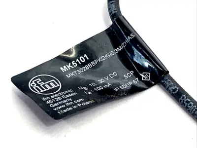 Used ifm MKT3028BBPKG/G/0,3M/ZH/AS Sensors Michigan US | Maverick Industrial Sales #1395692
