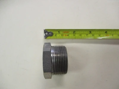 Unused 1 3/8" Steel End See-Thru