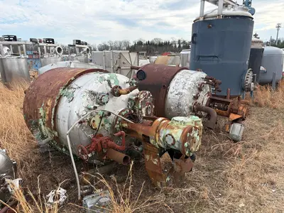 1969 PERRY PRODUCTS 500 Gallon Reaktory ze stali ko, atmosferyczne i ciśnieniowe (0-499 gal) | Perry Equipment (1)